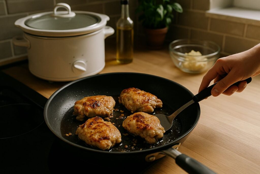Rezepte für Hähnchenschenkel aus dem Slow Cooker
