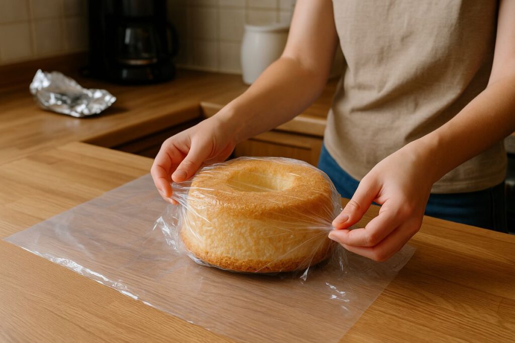 Angel Food Cake einfrieren