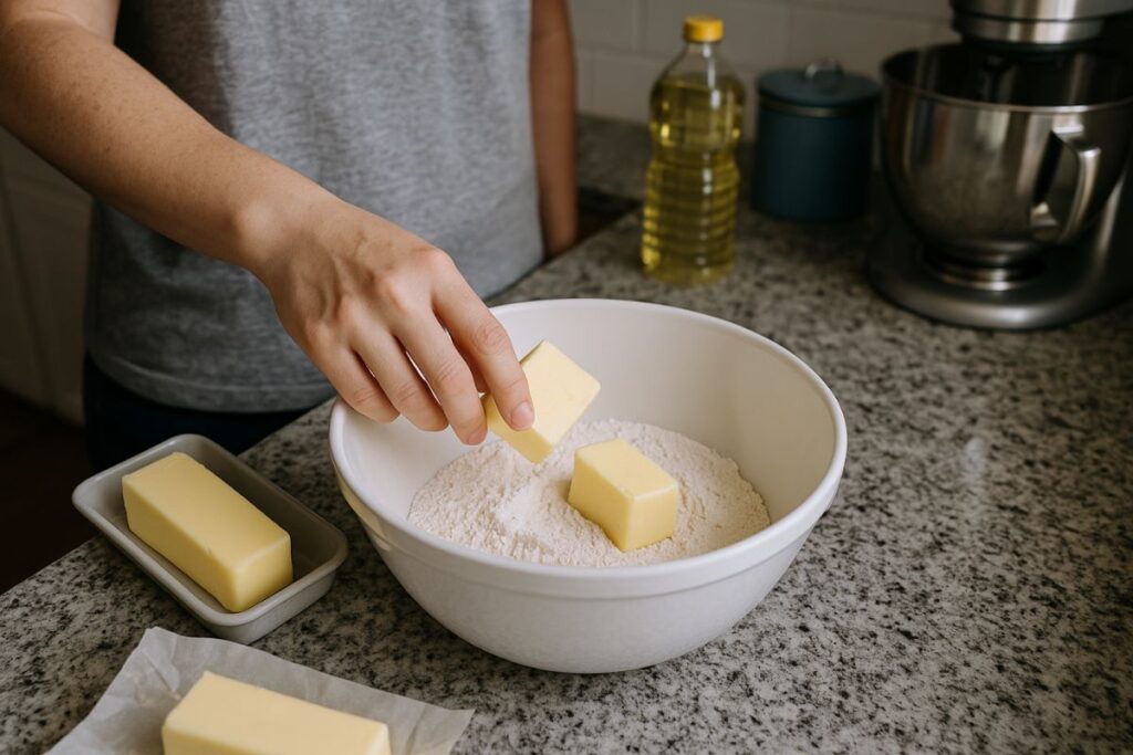 Backen ohne Shortening