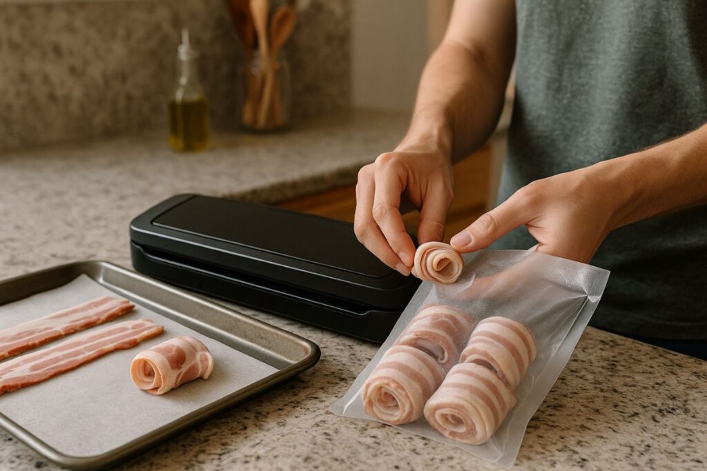 Bacon einfrieren