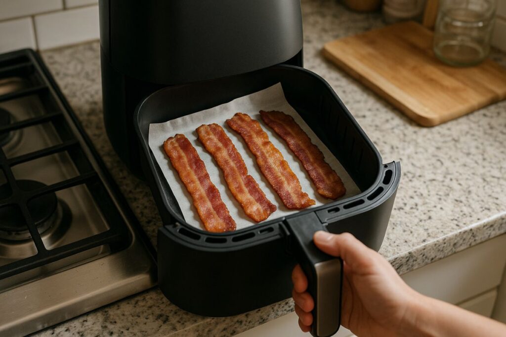 Bacon richtig aufwärmen