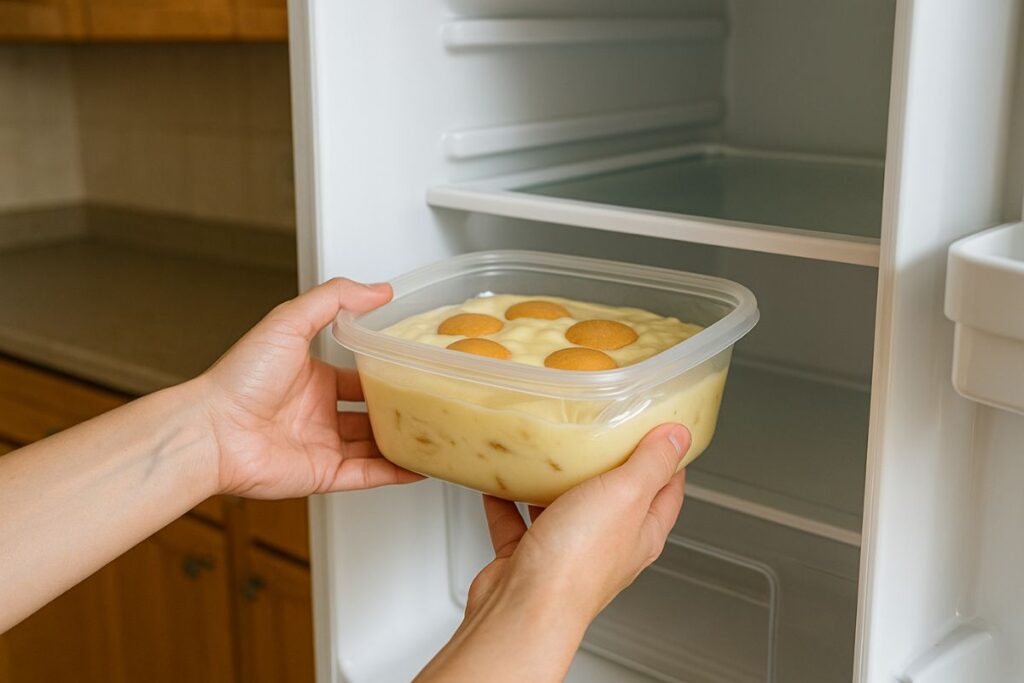 Bananenpudding einfrieren
