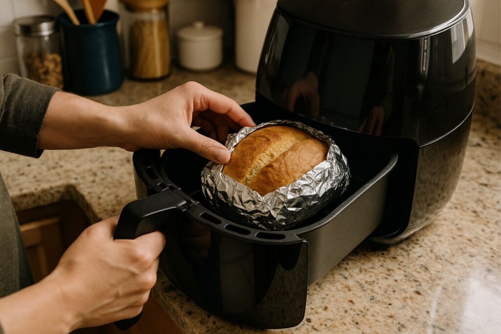 Brot richtig aufwärmen