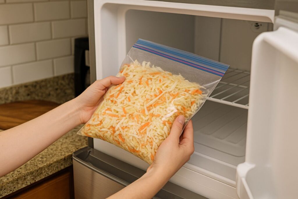 Coleslaw einfrieren