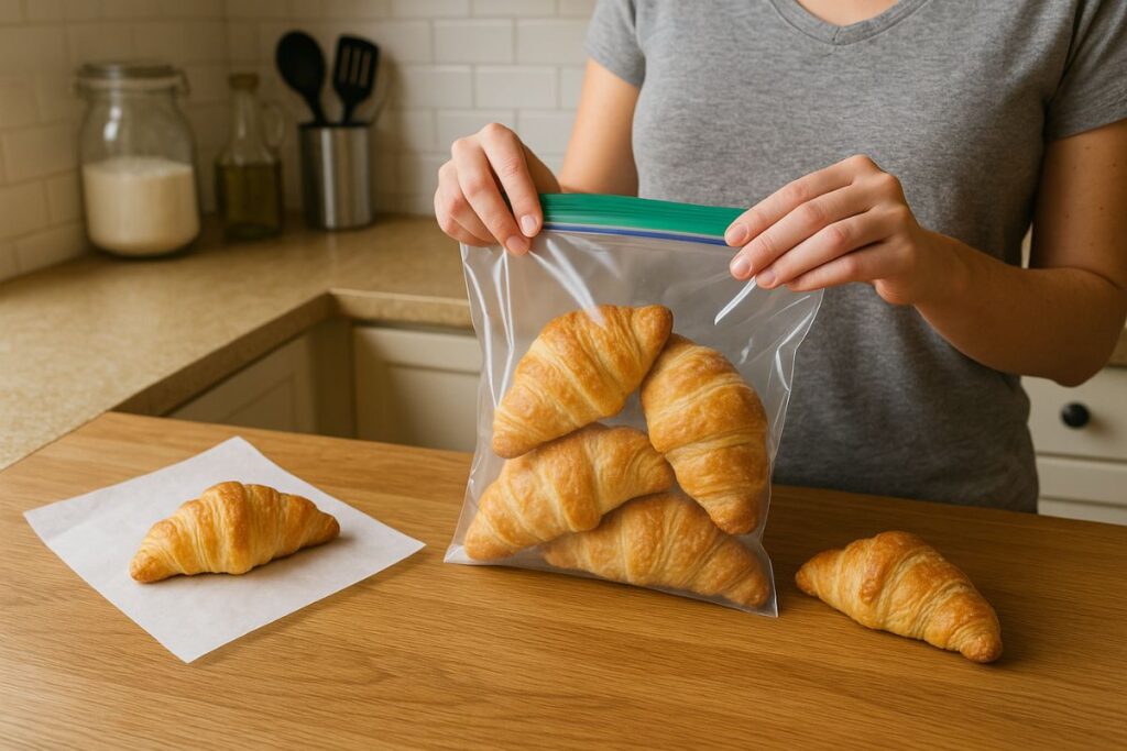 Croissants einfrieren