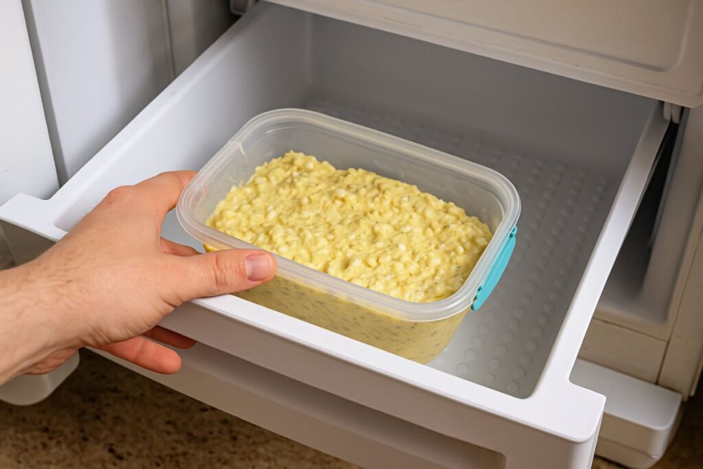 eiersalat einfrieren