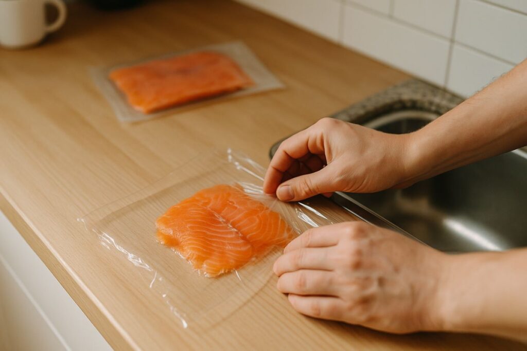 Geräucherten Lachs einfrieren