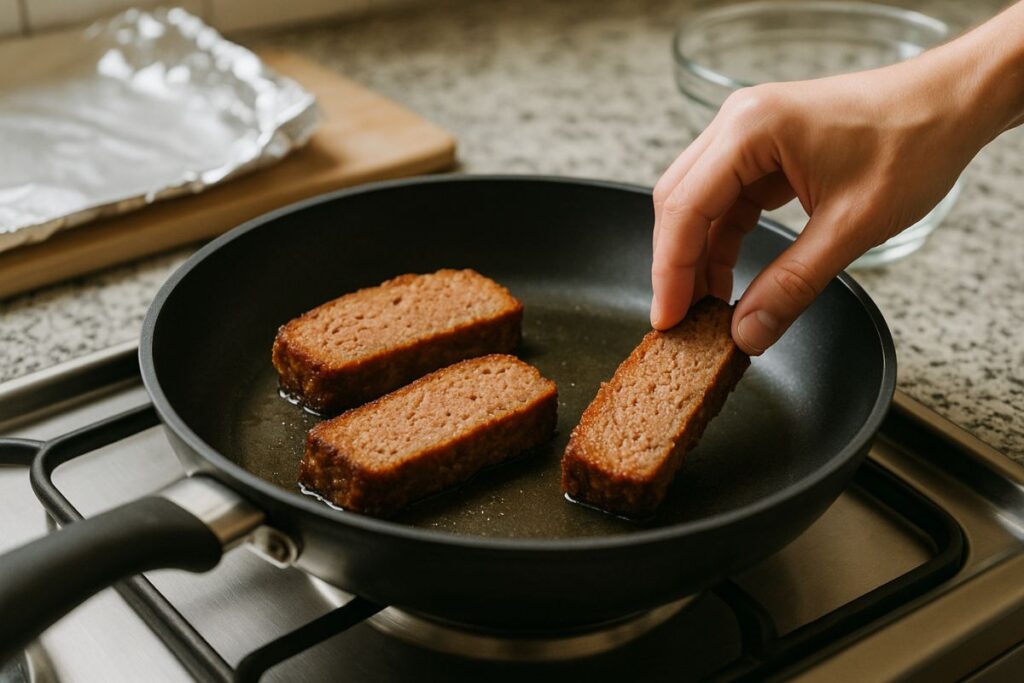 Hackbraten richtig aufwärmen
