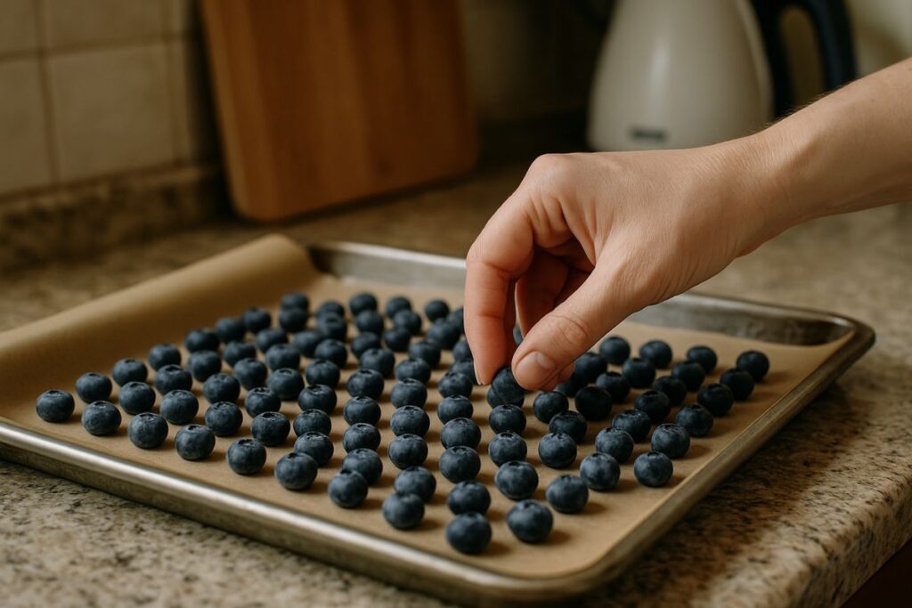 Heidelbeeren einfrieren