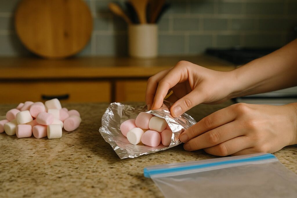Marshmallows einfrieren