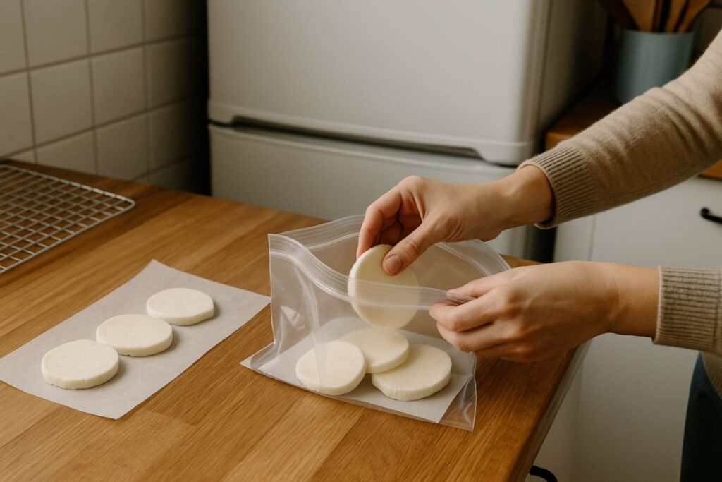 Mozzarella einfrieren