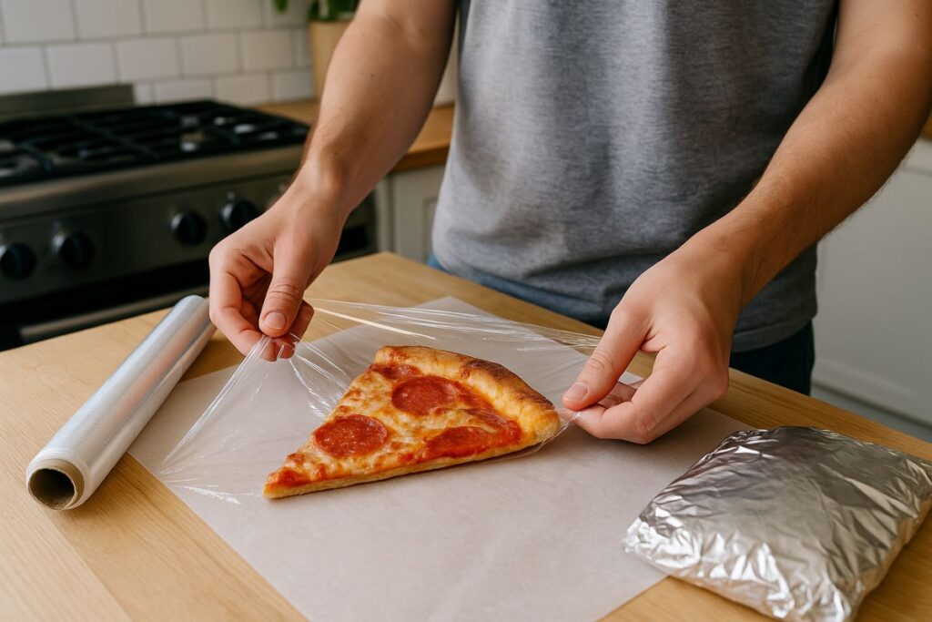 Pizza einfrieren