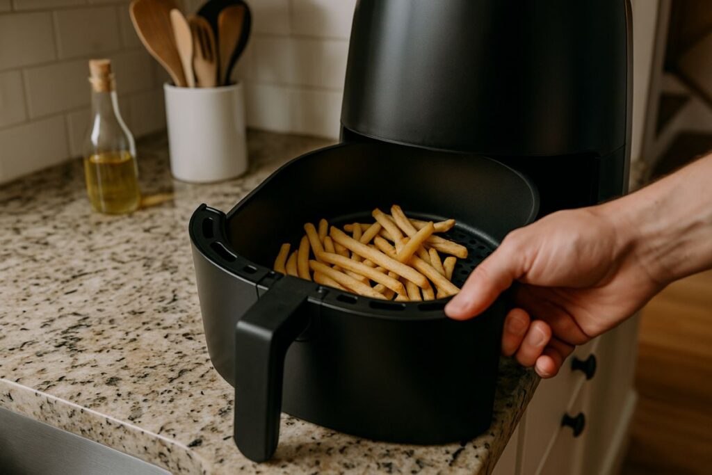 Pommes frites richtig aufwärmen