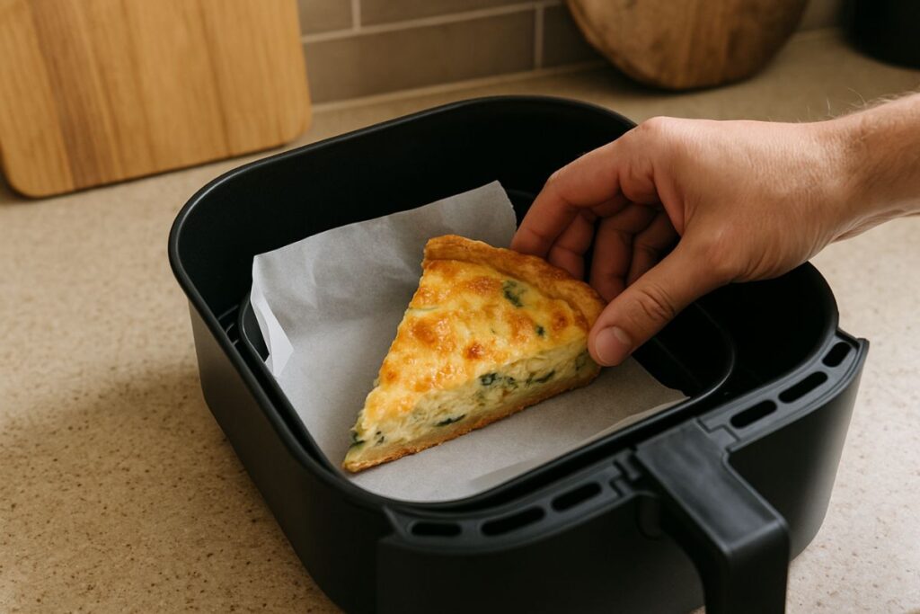 Quiche richtig aufwärmen