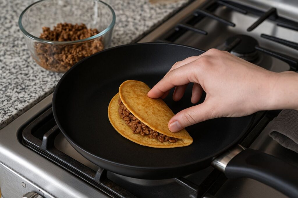 Tacos richtig aufwärmen