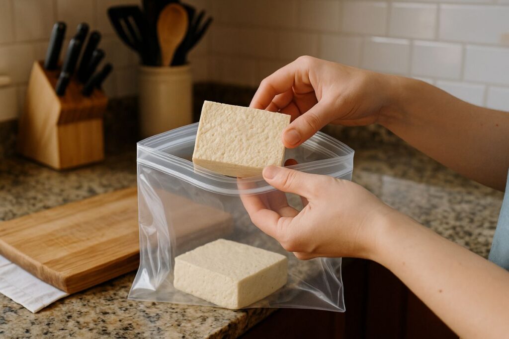 Tofu einfrieren