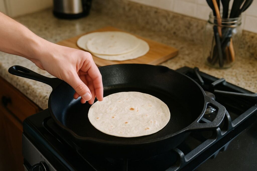 Tortillas richtig aufwärmen