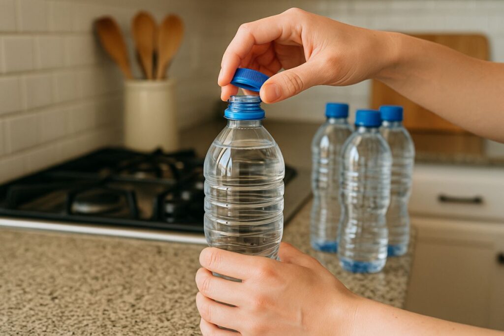Verdirbt Wasser in Flaschen