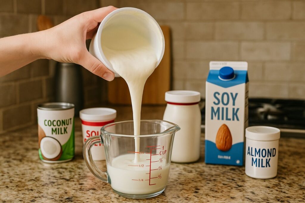 Vollmilch ersetzen