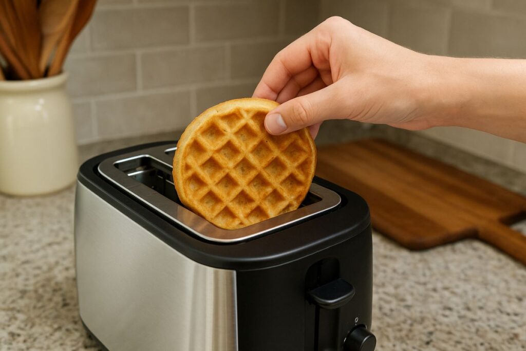 Waffeln richtig aufwärmen