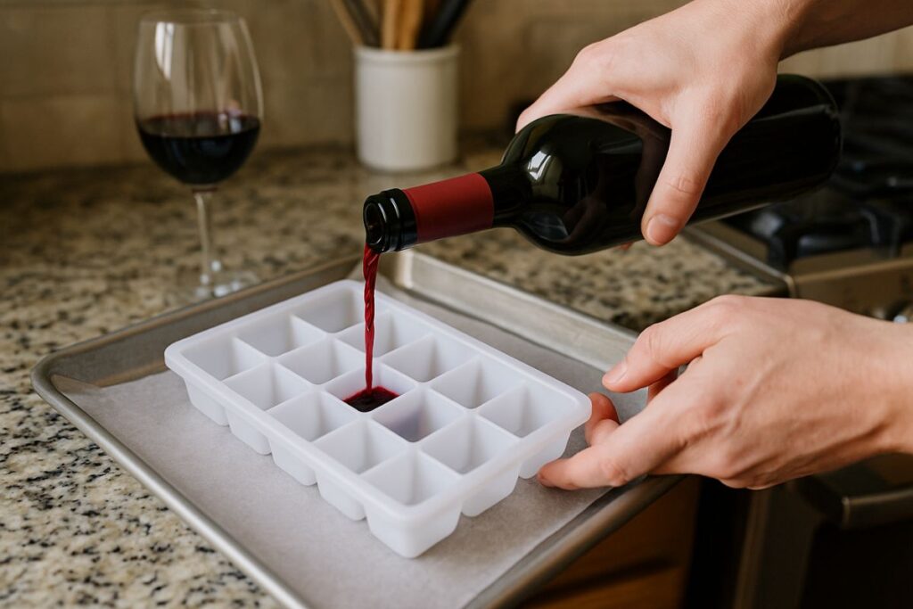 Wein einfrieren