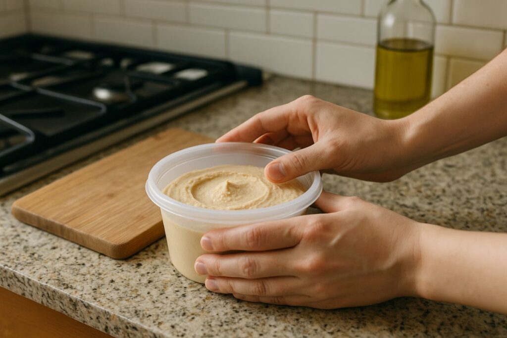 Wird Hummus schlecht