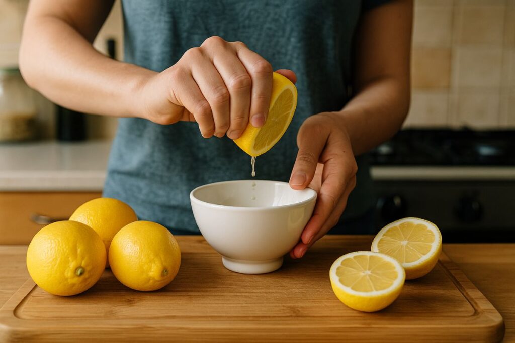Zitronensaft ersetzen