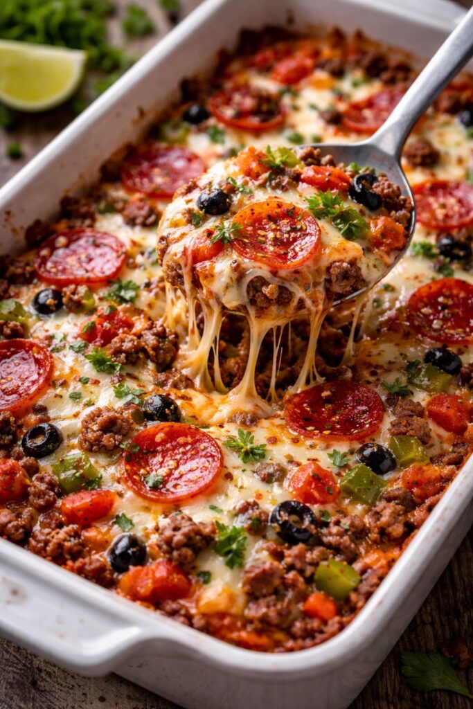 Pizza ohne Boden